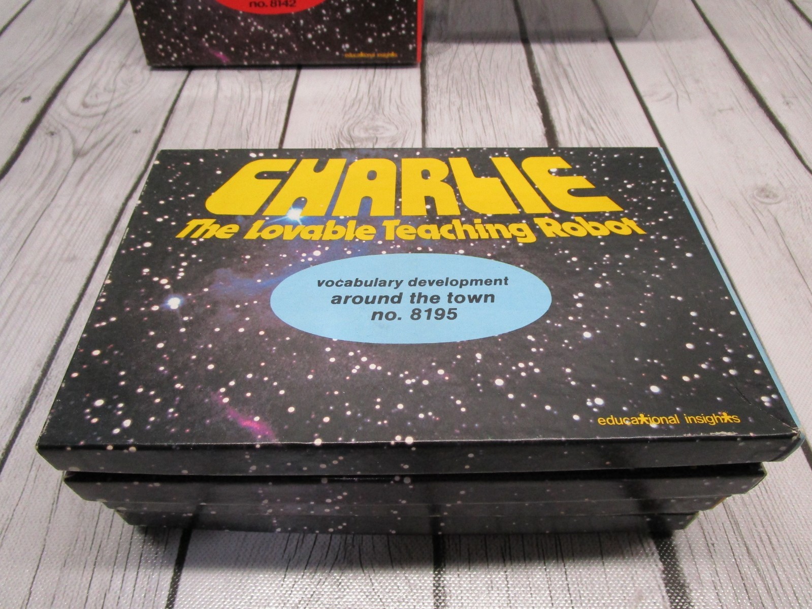 Lot of 7: Charlie The Lovable Teaching Robot Card Sets 1979 Education