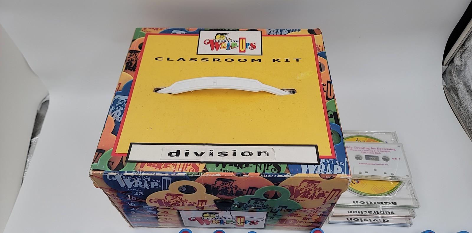 Lot Of 44 Learning Wrap Ups Math Classroom Box Set DIVISION Multiplication Fract