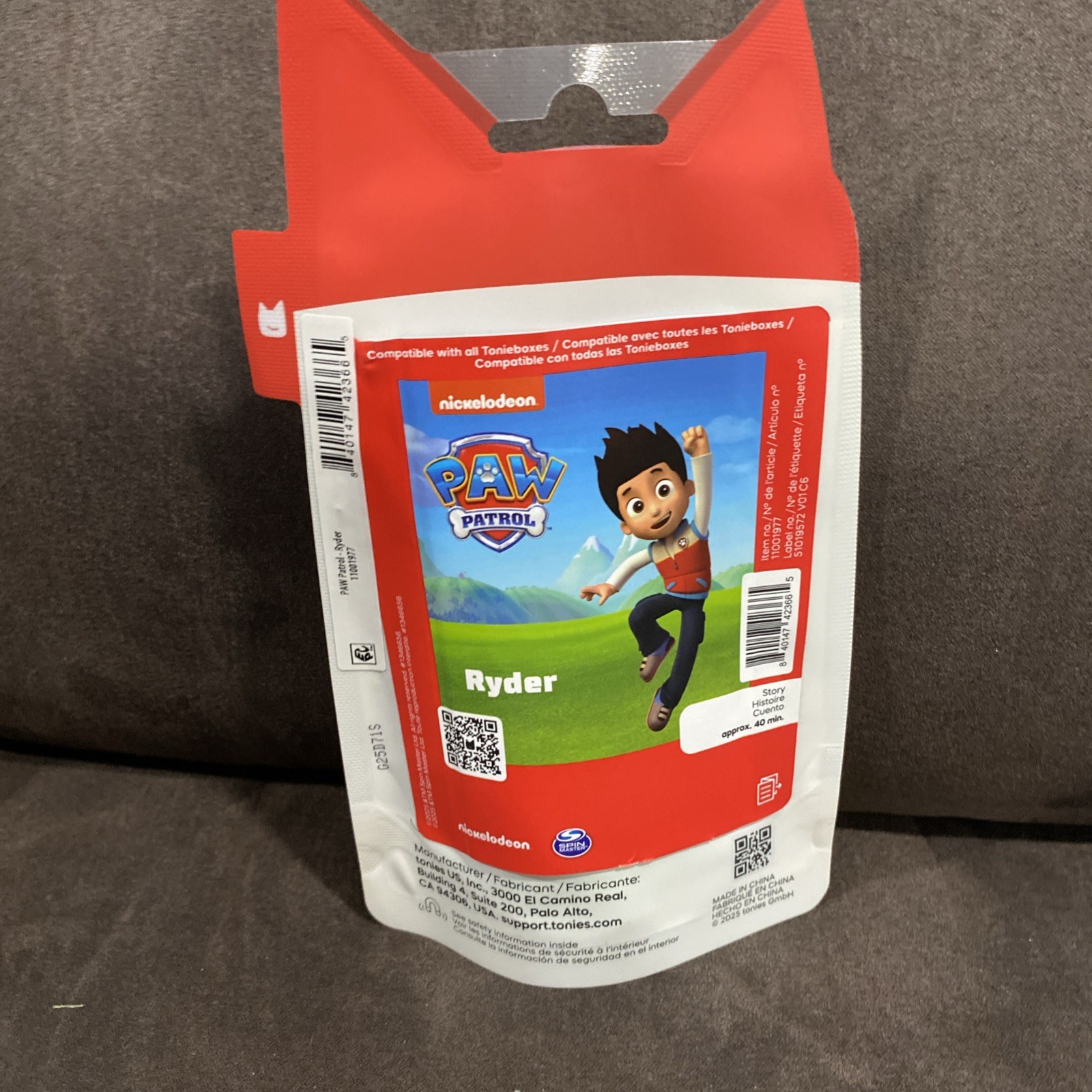 TONIES RYDER PAW PATROL Audio Character Tonie