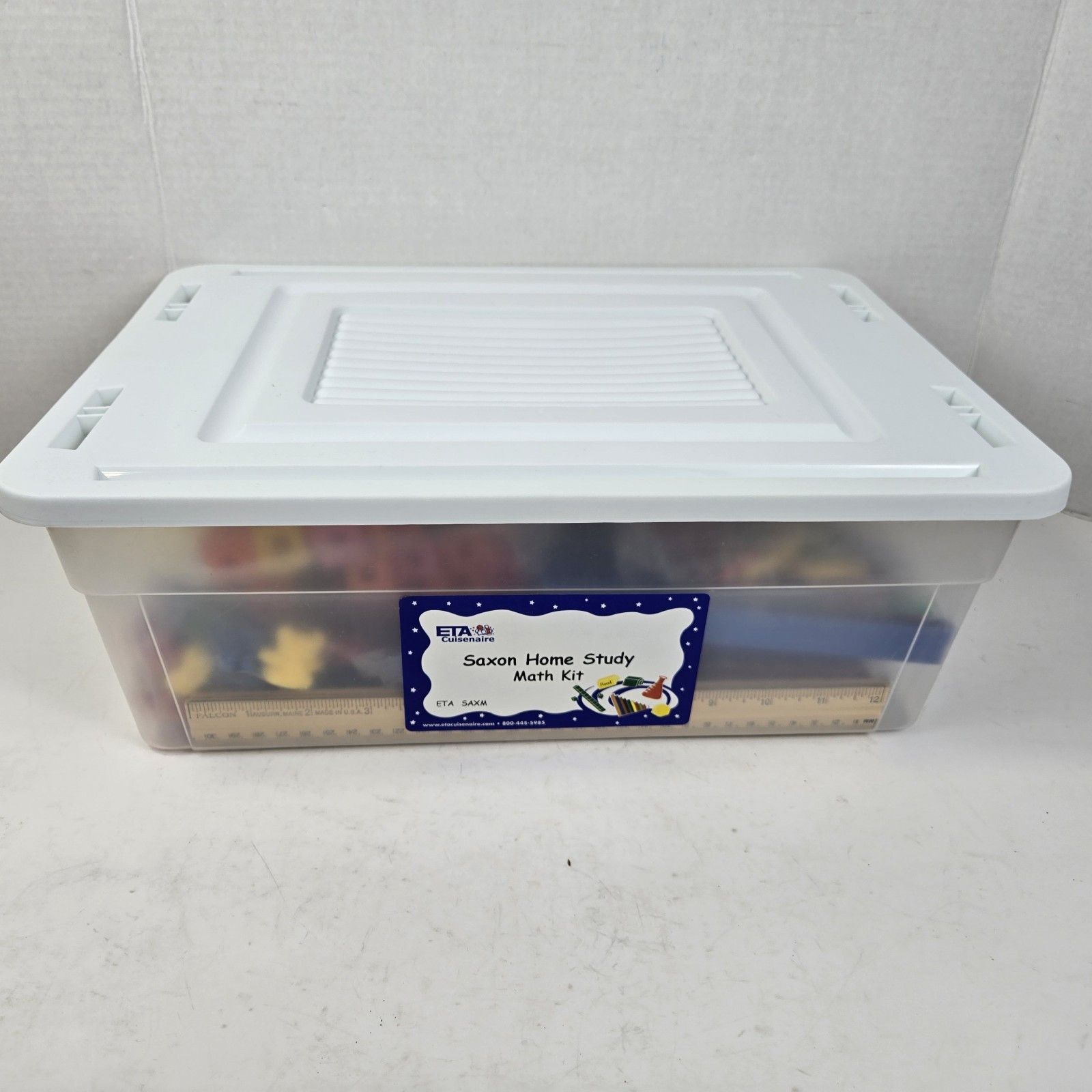 NEW Saxon Math K-3 Homeschool Manipulative Kit ETA Cuisenaire SEALED BOX