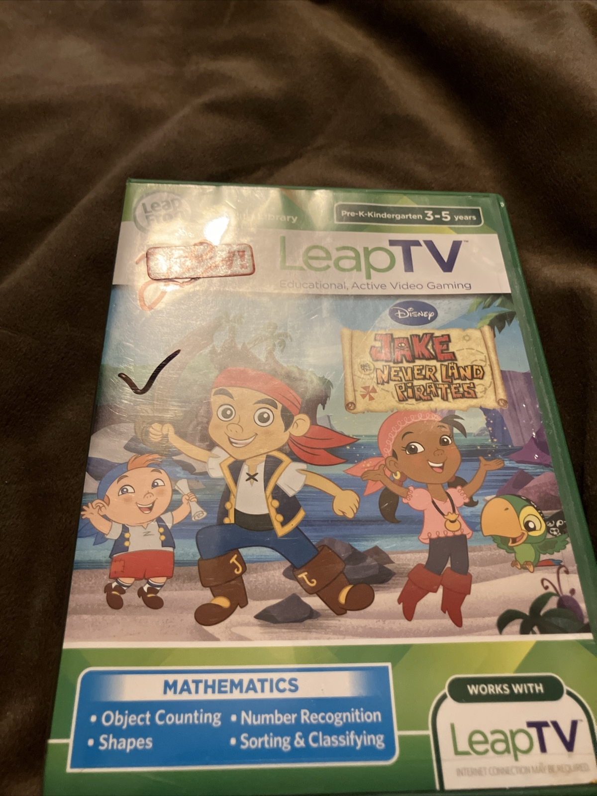 Leap Frog Learning Library Leap TV Jake And The Never Land Pirates Video Gaming