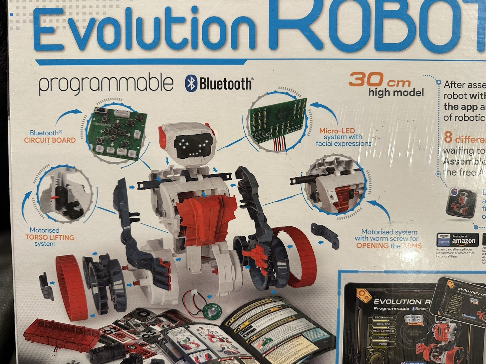 Evolution ROBOT Stem Programmable Bluetooth Science &Play Factory Sealed ITALY