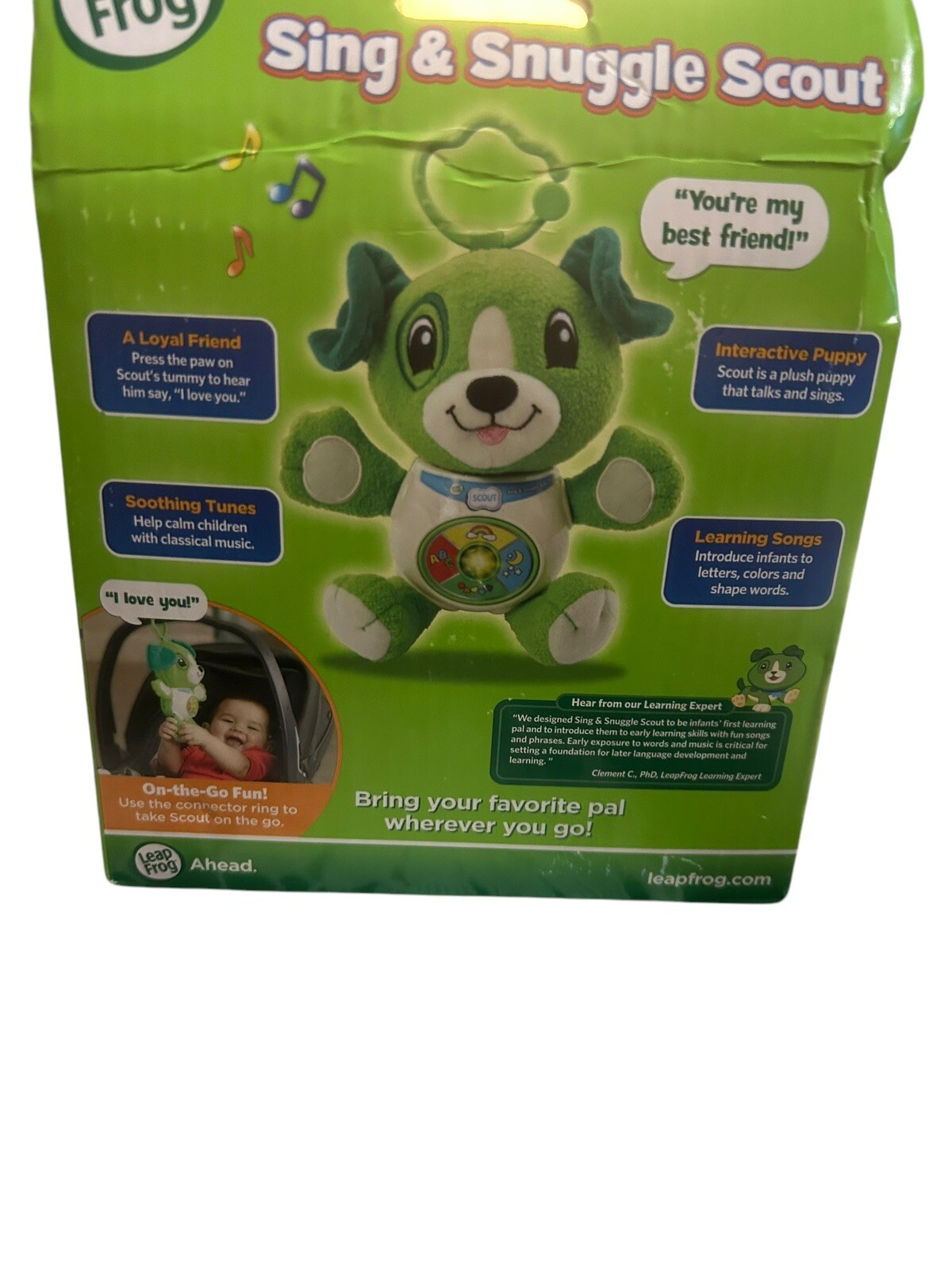 NEW LeapFrog Sing & Snuggle Scout Interactive Puppy Learning Toy Baby Toddler