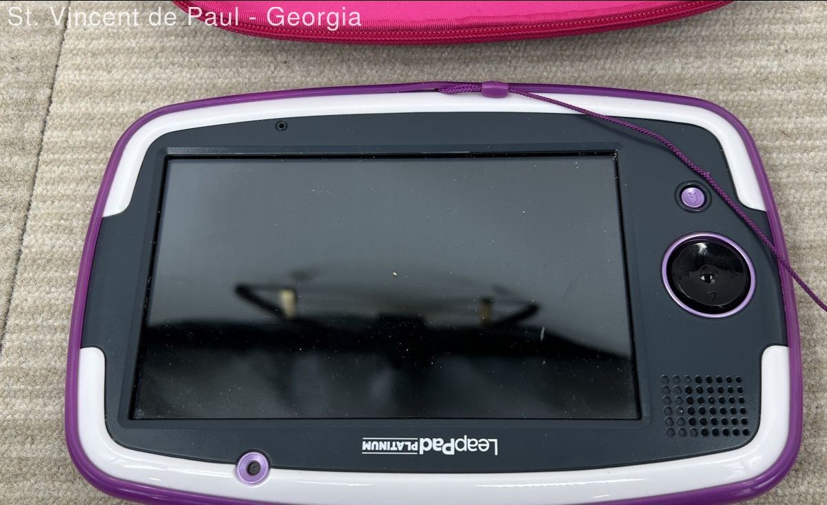 LeapFrog LeapPad Platinum Kids Learning Tablet W/ Charger & Extras Tested Works