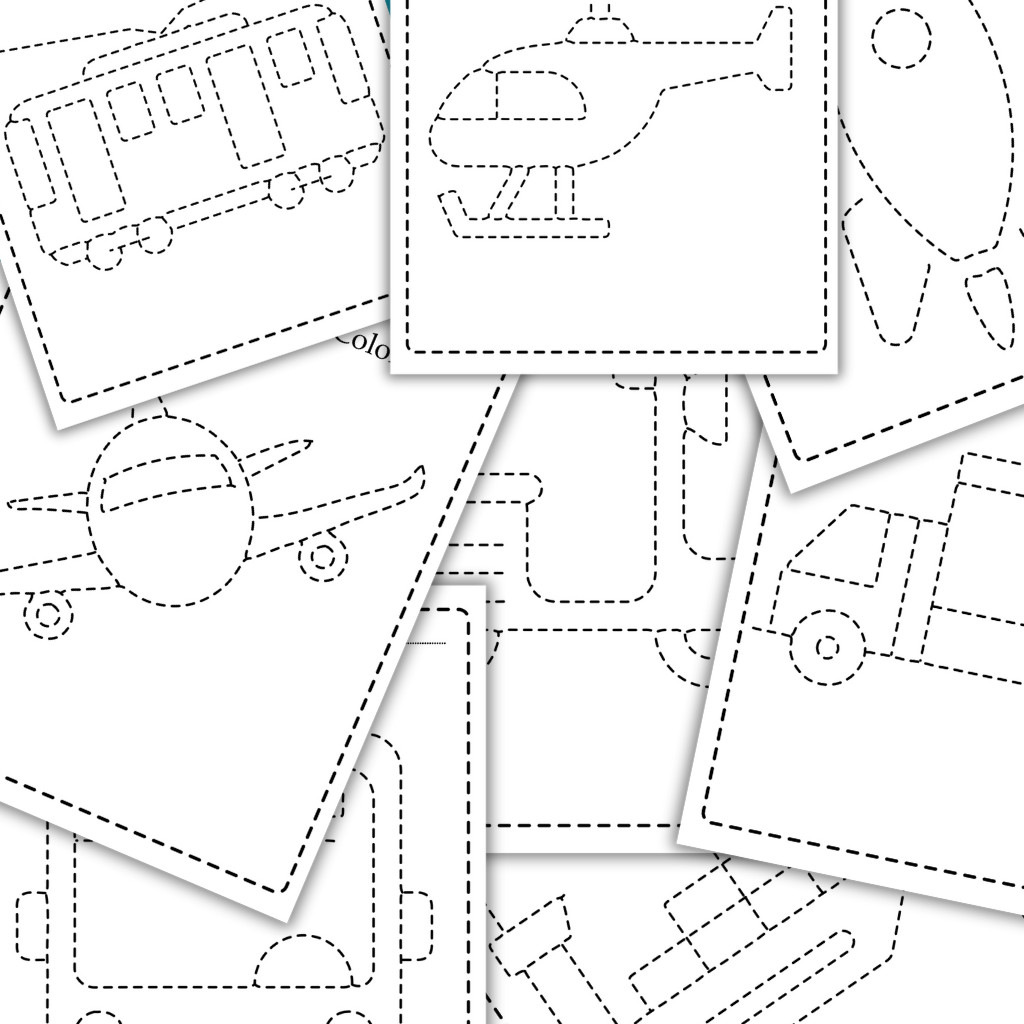 Tracing & Pencil Control Printable Activity Book Bundle for Kids Ages 3-7
