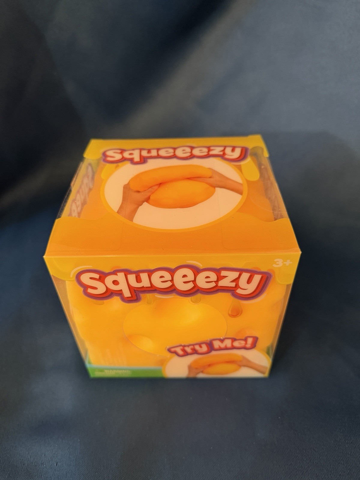 Sunny Days Toymendous! Big Squeeezy Cheese Stretch Squishy Fidget Toy Sealed/New