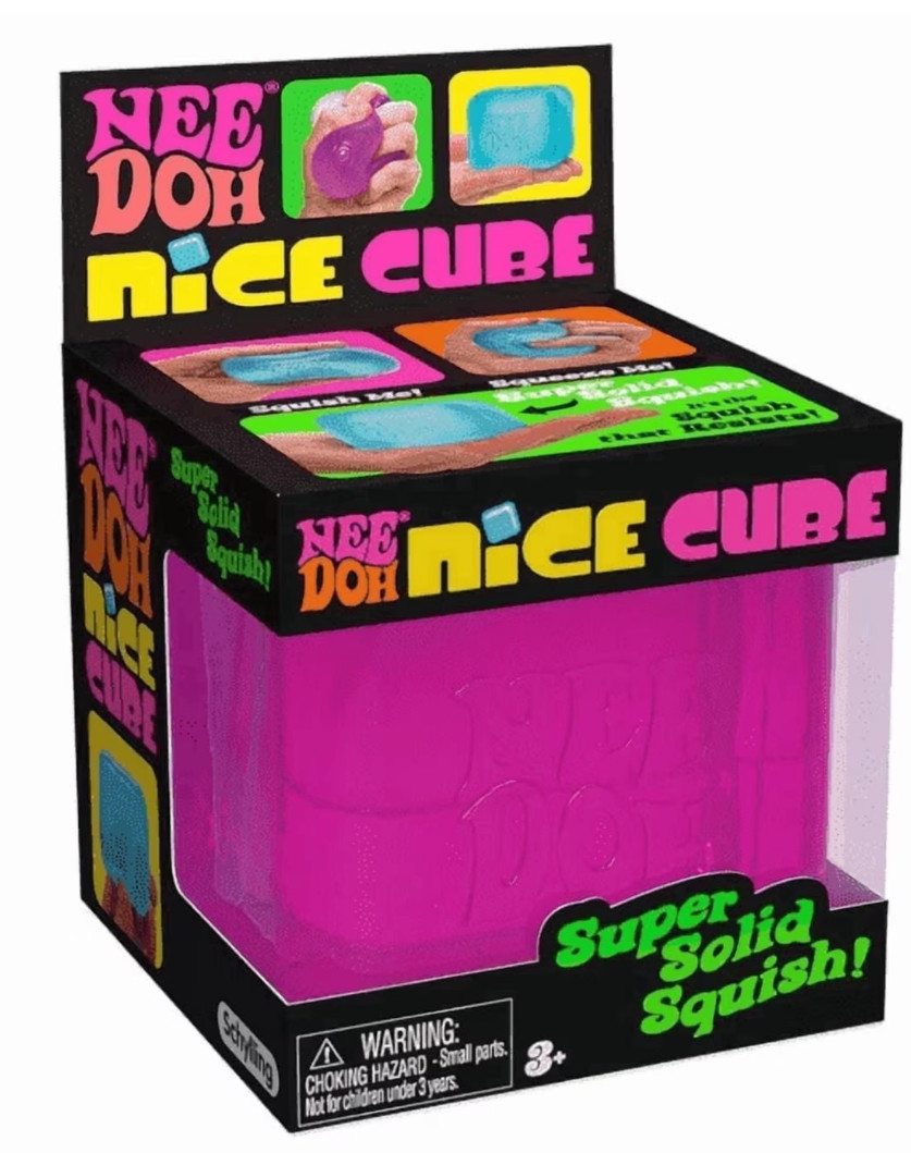 Nee Doh Nice Cube Authentic Random Colors NEW 2 Pack