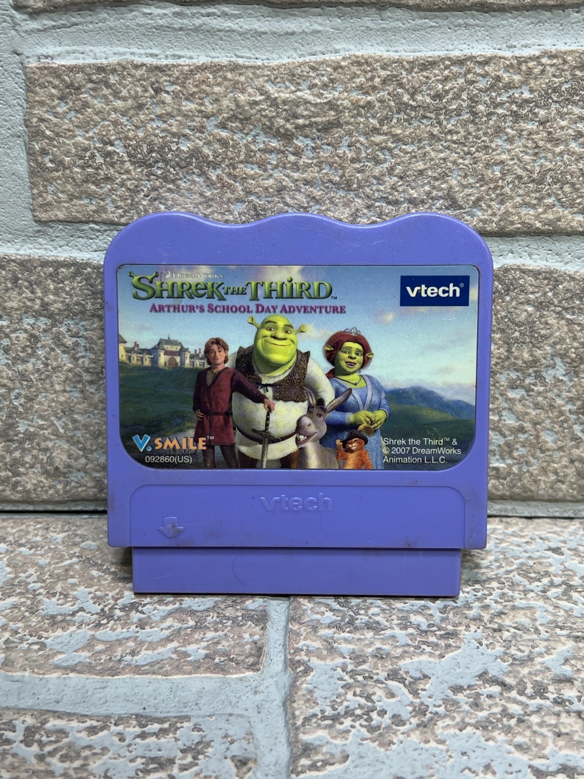 VTech V.Smile Shrek the Third Arthurs School Day Adventure Game Cartridge