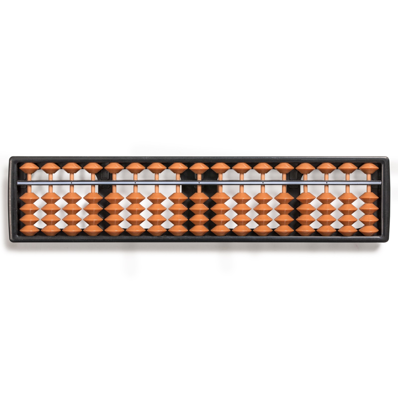 Digit Standard Abacus 10.5″ – Professional 17 Column Soroban Calculator