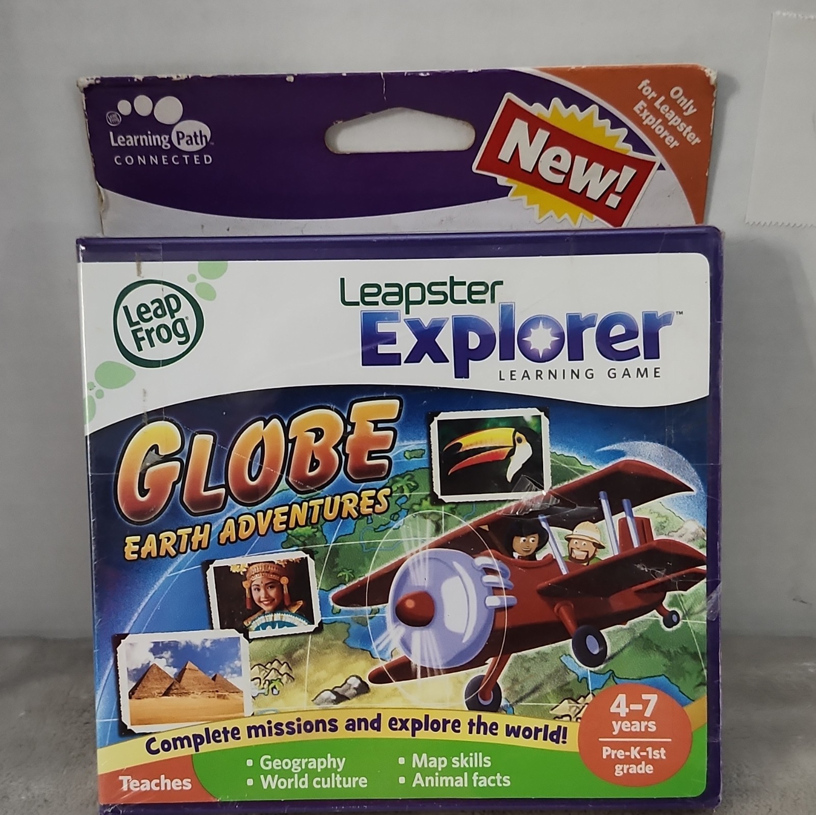 LeapFrog Globe Earth Adventures Learning Game for Leapster Explorer, Ages 4-7