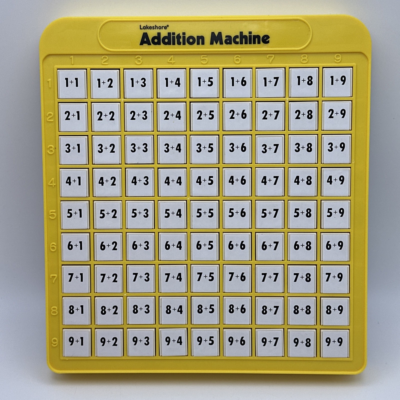 Lakeshore Addition Machine In Box Math Educational Tool Push Button Home School