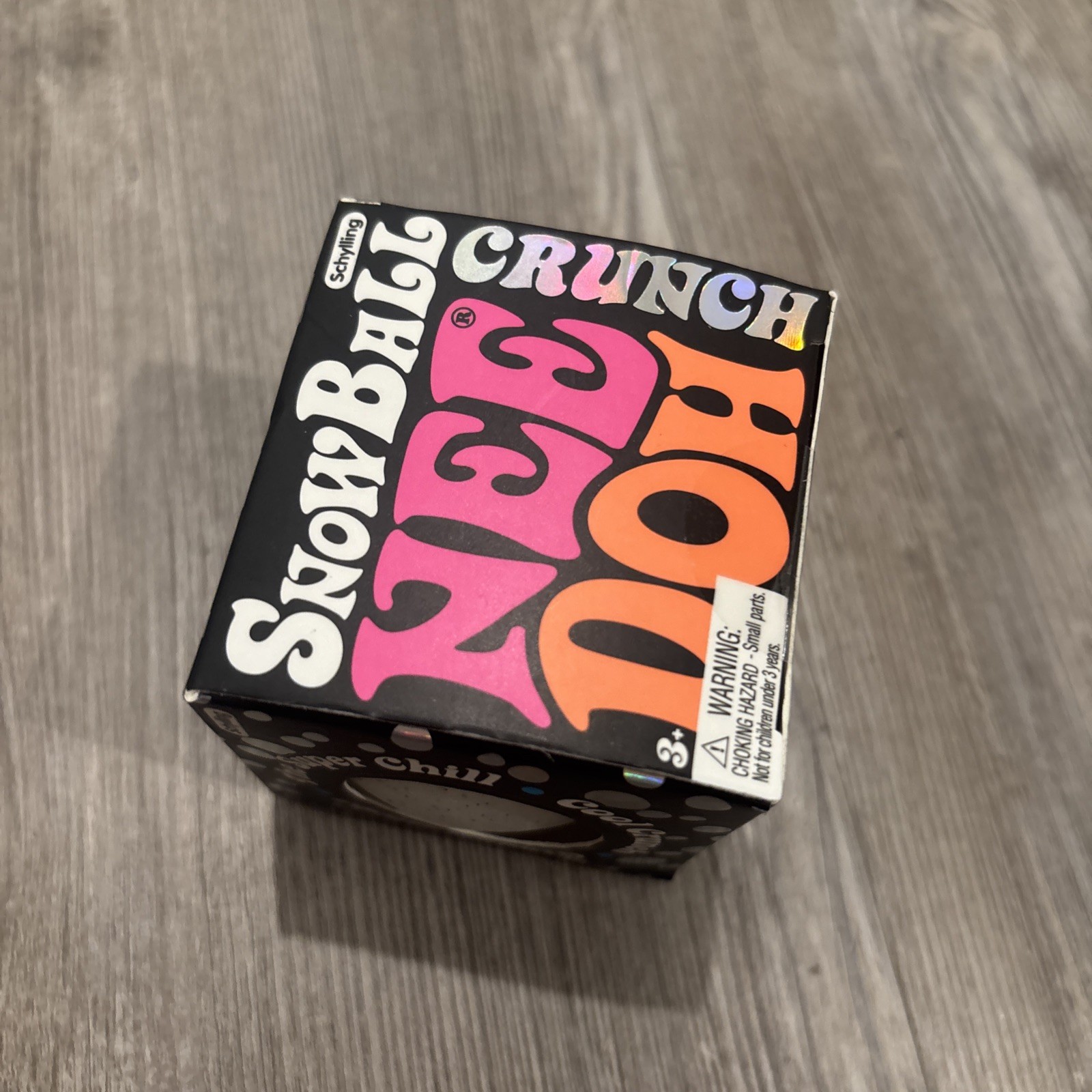NeeDoh Snowball Crunch Squeeze Ball White Crunchy Tiktok Viral Toy Authentic