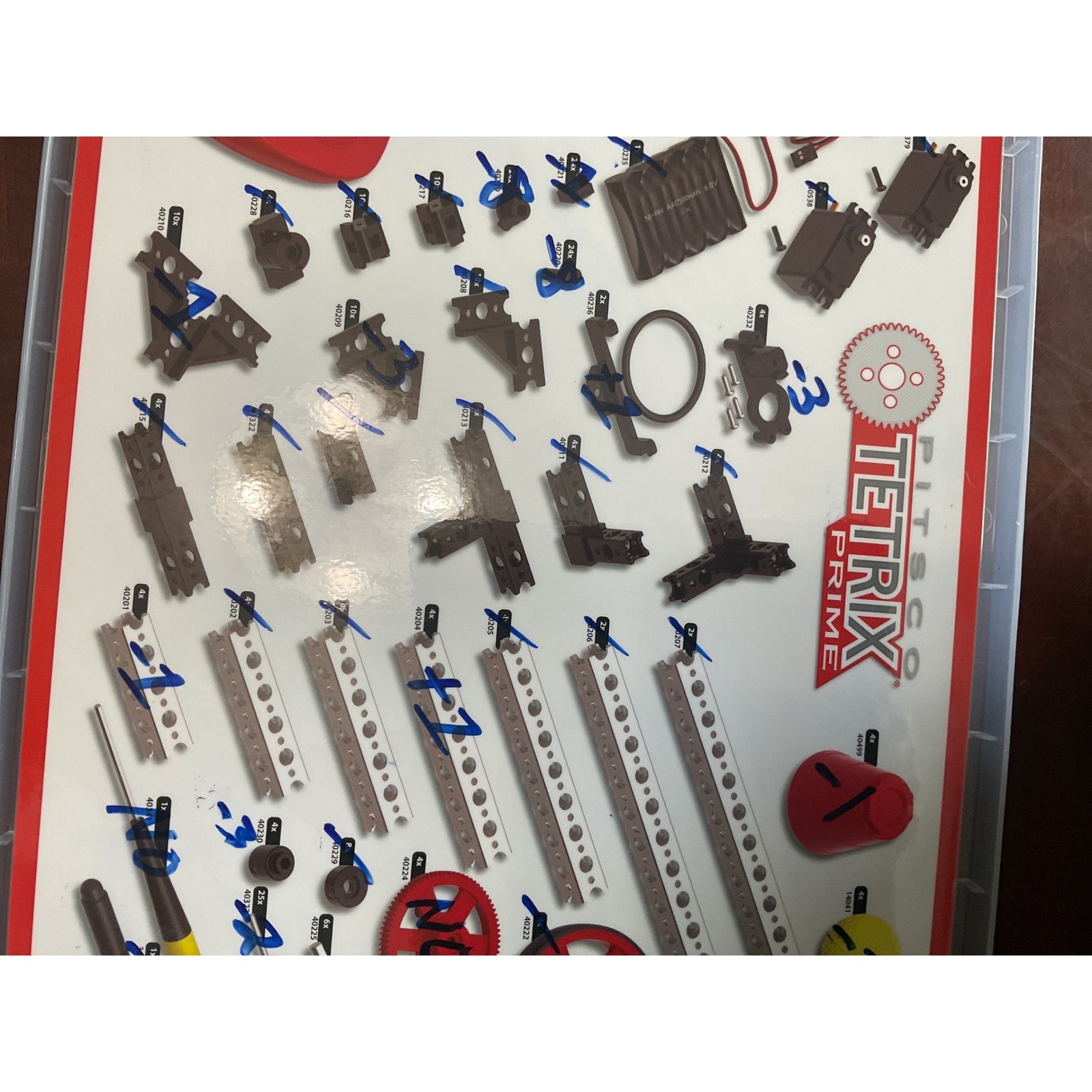 Pitsco Tetrix Prime Robotics STEM Building Set 60159 Incomplete Parts Lot
