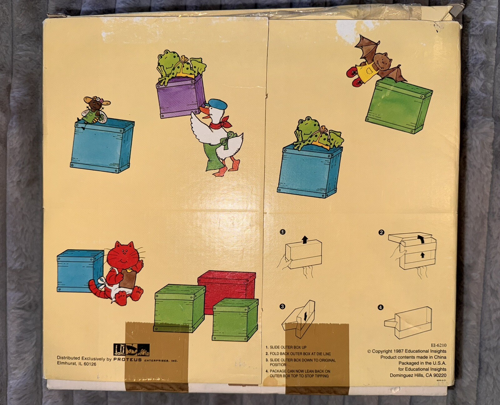 1987 Phonics Factory Home School Early Learning Reading Kit Educational Insights