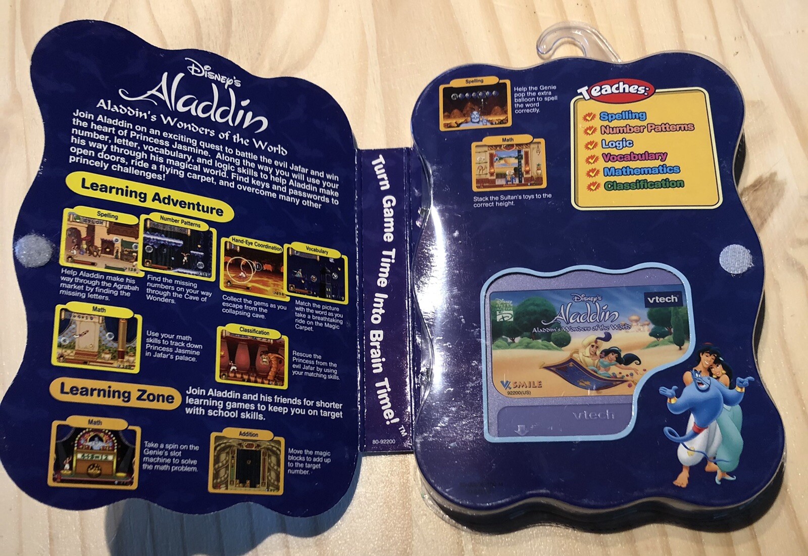 v smile learning Cartridge Aladdin’s Wonders Of The World