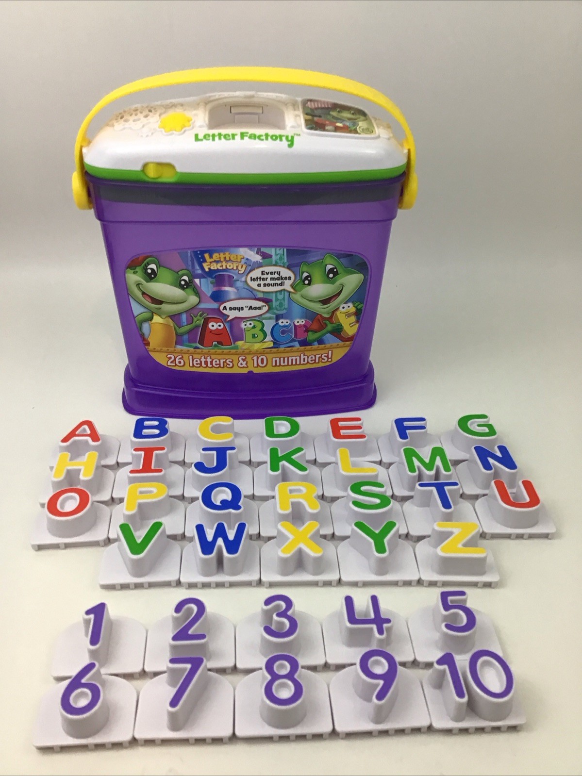 Leap Frog Letter Factory Alphabet Phonics Numbers Learning Toy COMPLETE Tested