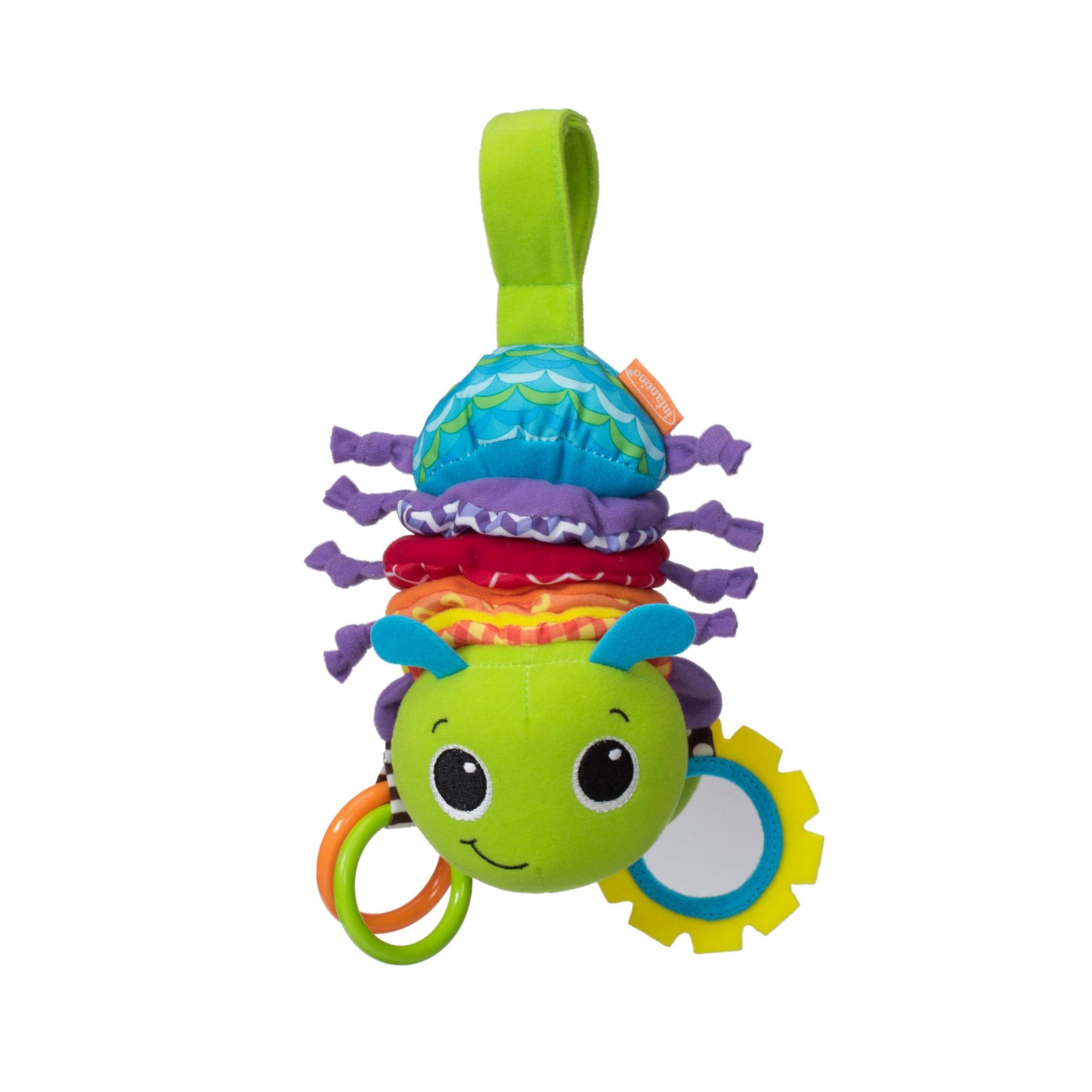Infantino Hug and Tug Musical Bug 1 Count (Pack of 1), Multi
