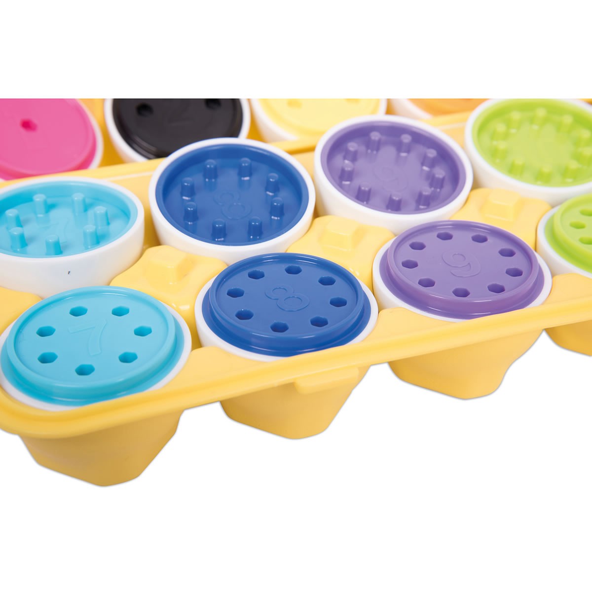 Learning Advantage Toddler Brightly Colored Count and Match Eggs
