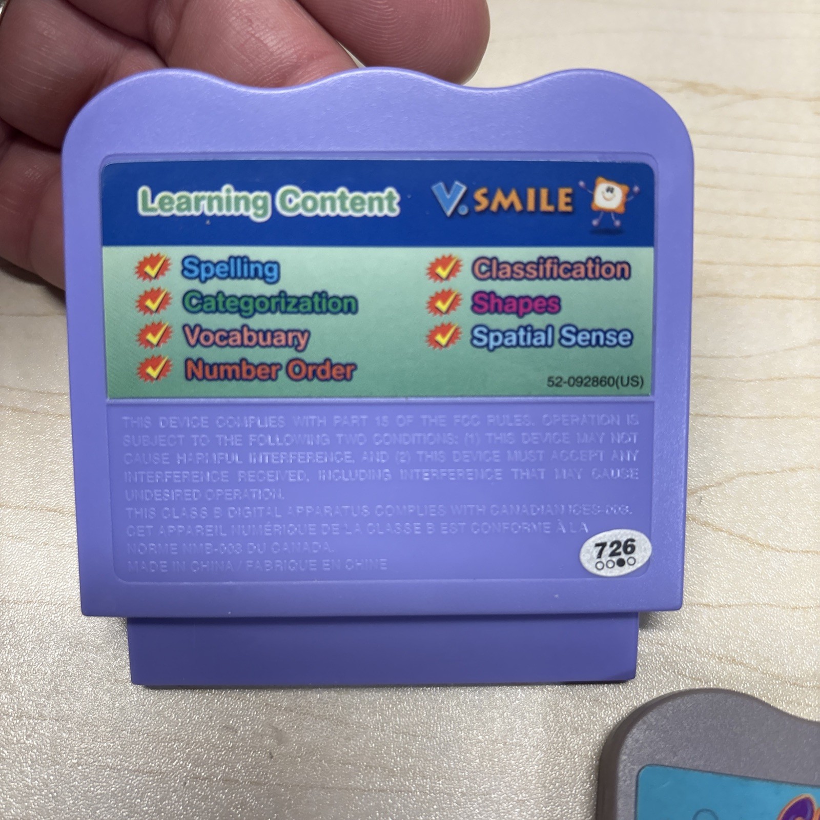Lot of 4 VTech V.Smile Learning Game Cartridges: Scooby Spiderman Shrek Alphab