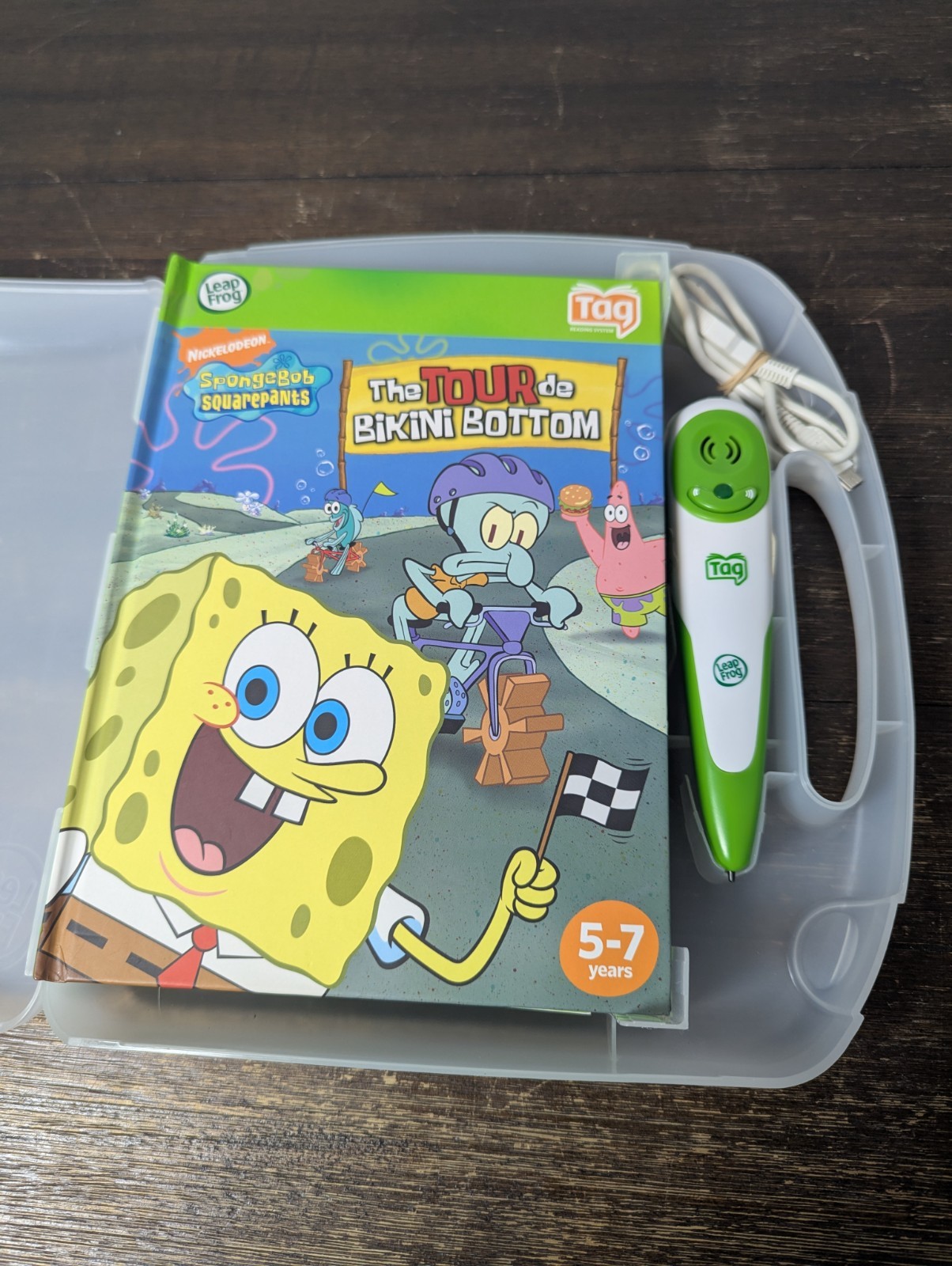 LeapFrog TAG Bundle – 6 Books, Hard Case, Manual, USB Charger & PEN TESTED