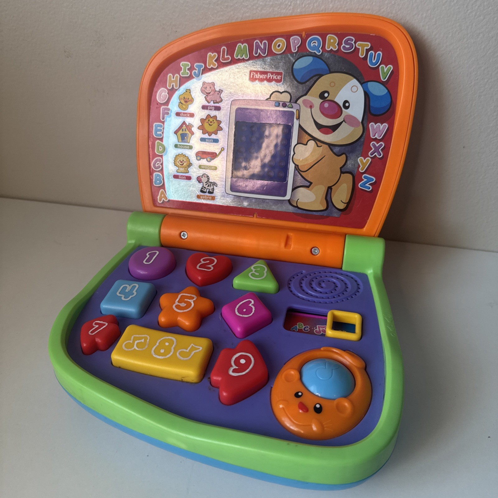 Fisher Price Laptop Laugh & Learn Smart Screen Bilingual Educational Toy 6 Mo+