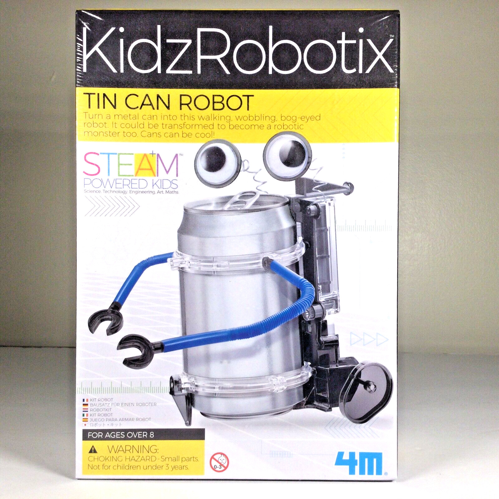 Kids Science Kits Lot Light & Tin Can Robot Ages 8 and up