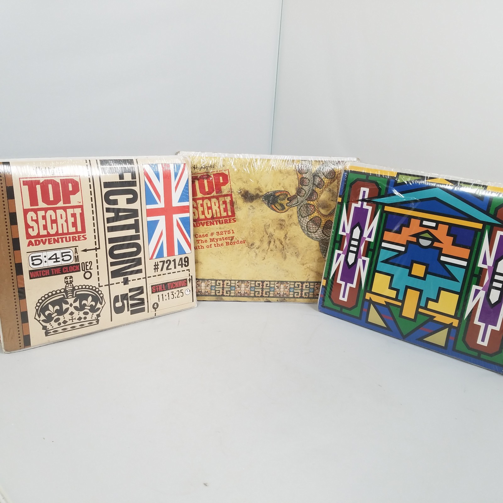 Highlights Top Secret Adventures Lot Of 3: Mexico South Africa England