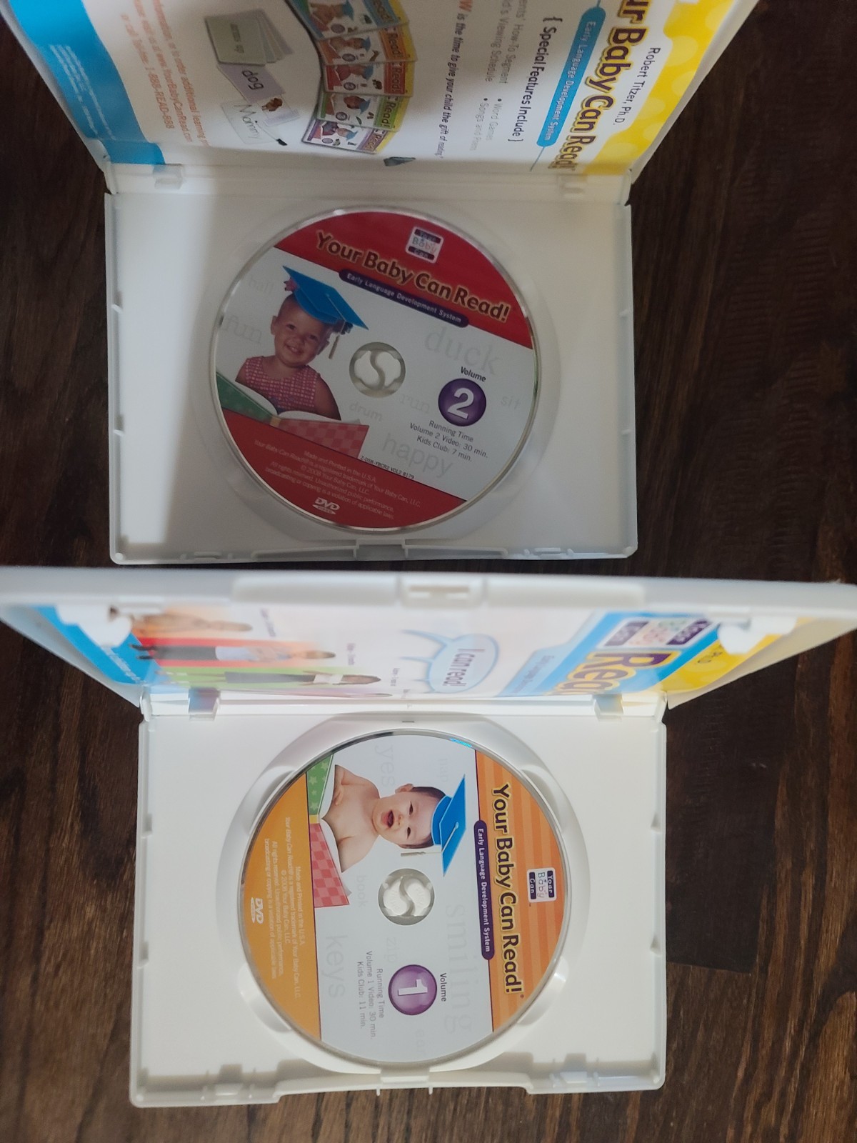 Your Baby Can Read! 2 DVDs Language Development Review/Combine Words kids