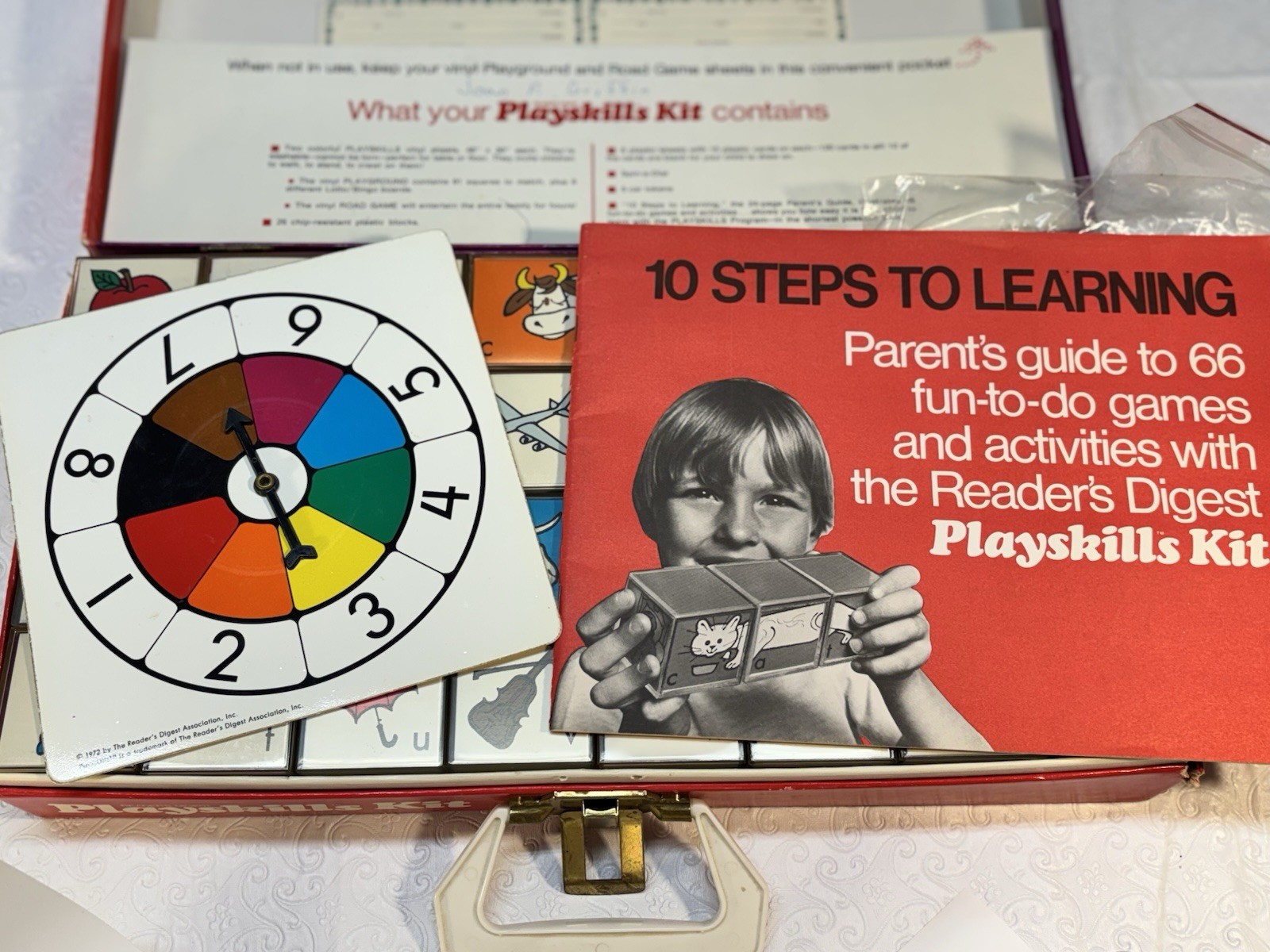 PlaySkills Kit Vintage Reader’s Digest Preschool Education Alphabet ELA Game