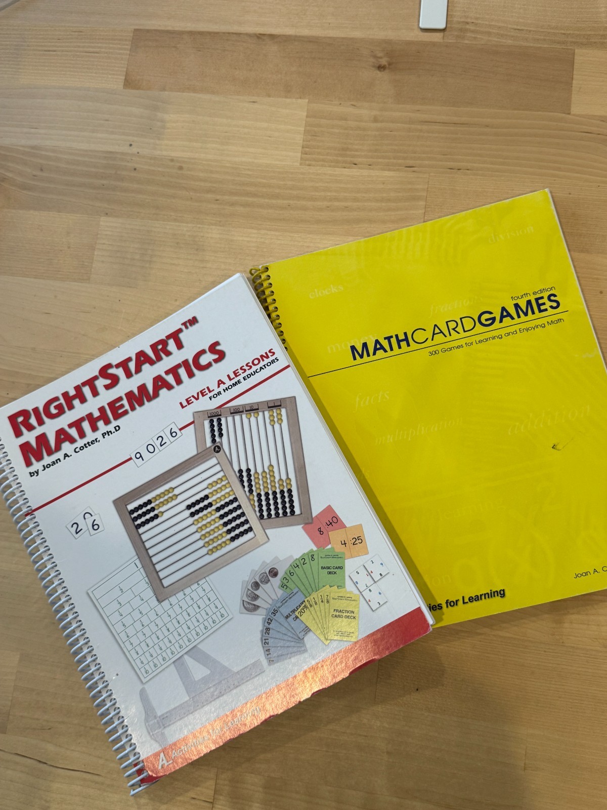 RightStart Math Card Games Set + BONUS Manipulatives