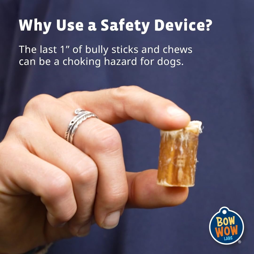 Bow Wow Labs Buddy Safety Device | Newly Redesigned Bully Stick Holder for Dogs