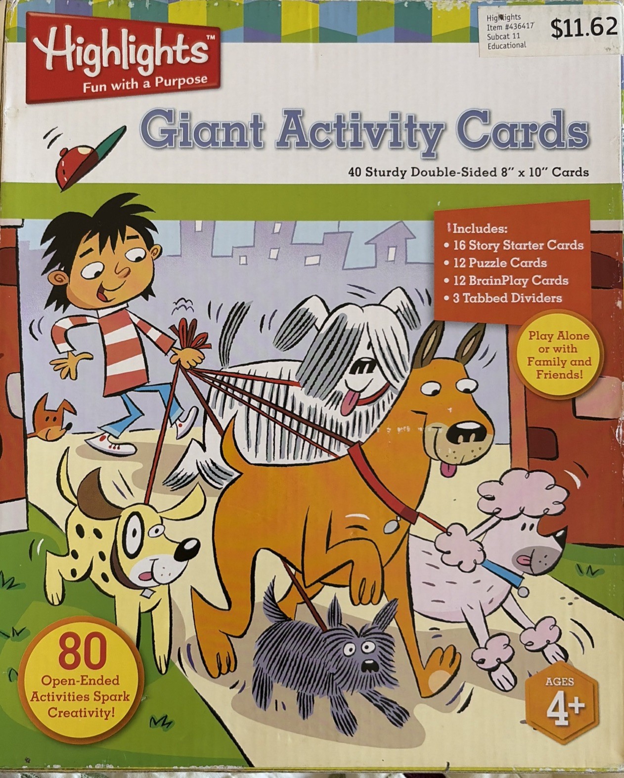 Highlights ,Giant Activity Cards.Rare edition
