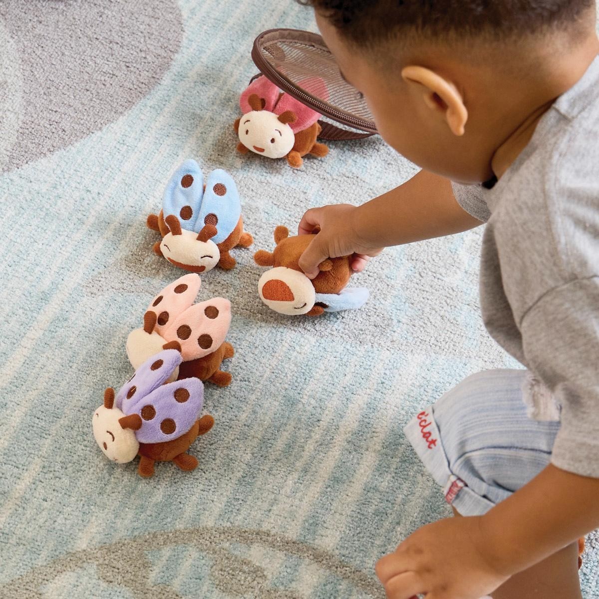 Kaplan Early Learning Crinkle and Texture Magnetic Ladybug Set