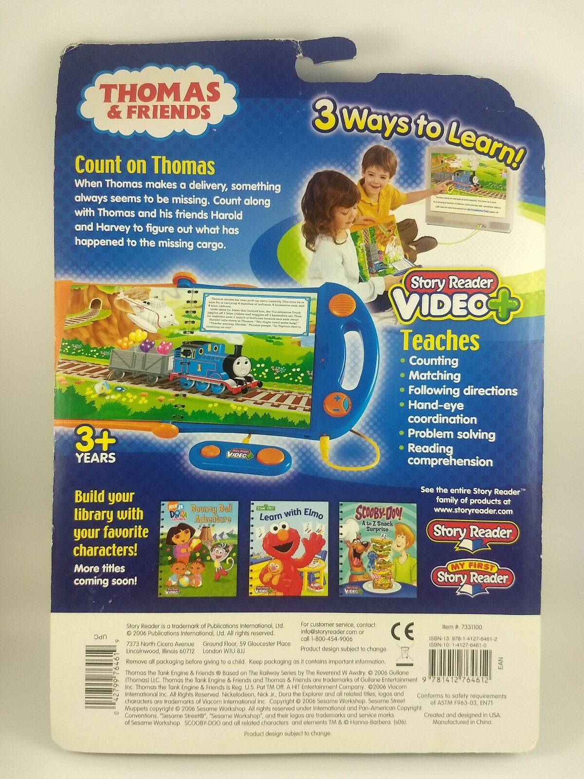 Story Reader Video + Count On Thomas Plug, Play, And Read