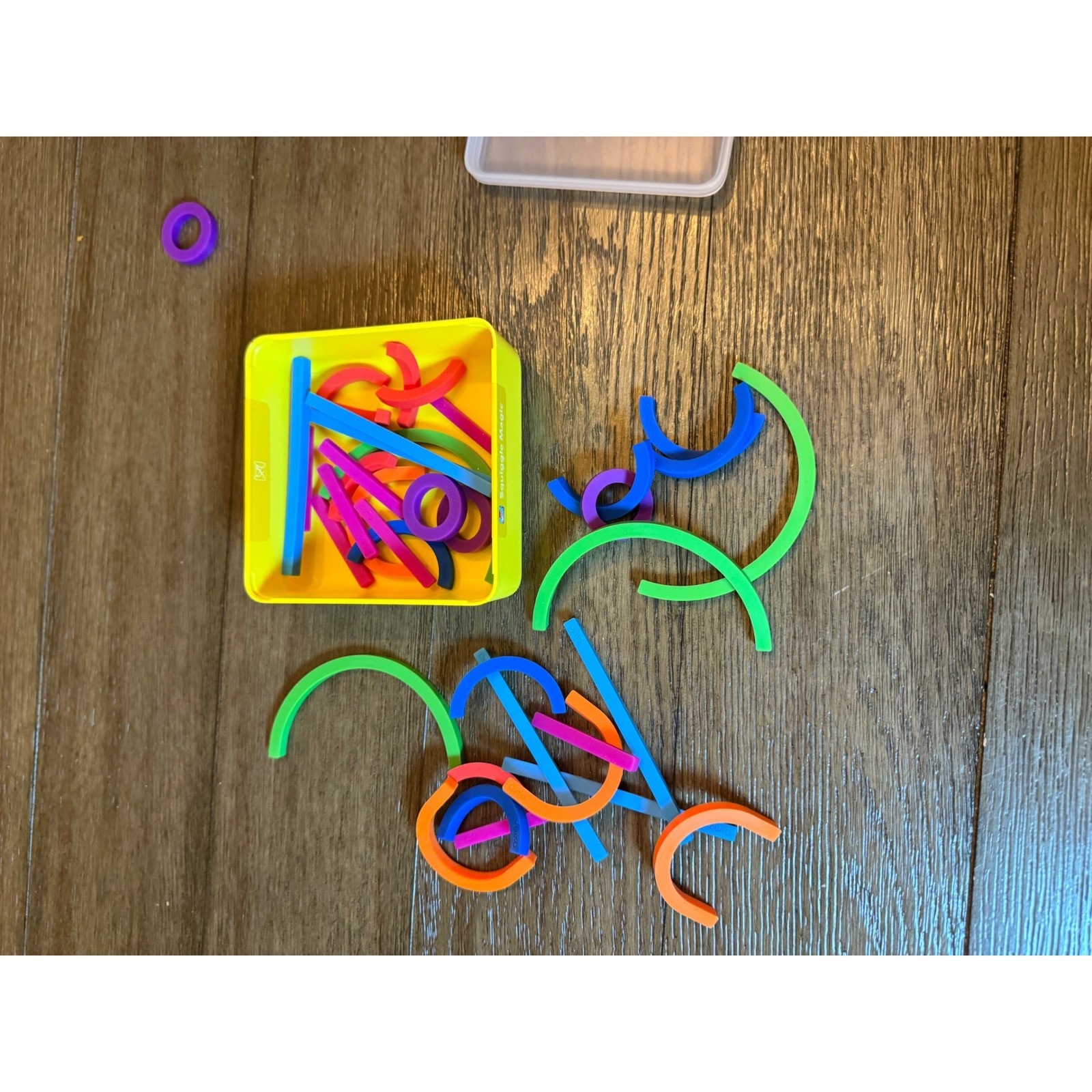 Osmo Squiggle Magic Sticks and Rings Kids OS Toy Colorful Silicone Pieces
