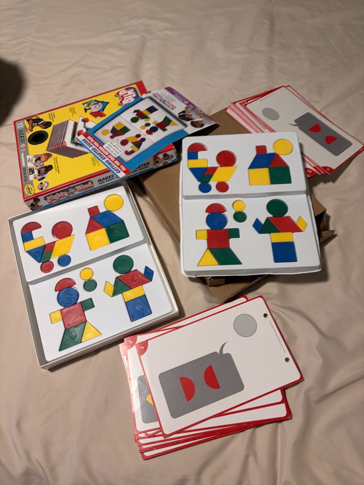 2 Mighty Mind Puzzle Building Skills Game Makes Kids Smarter – 1979 Ed.