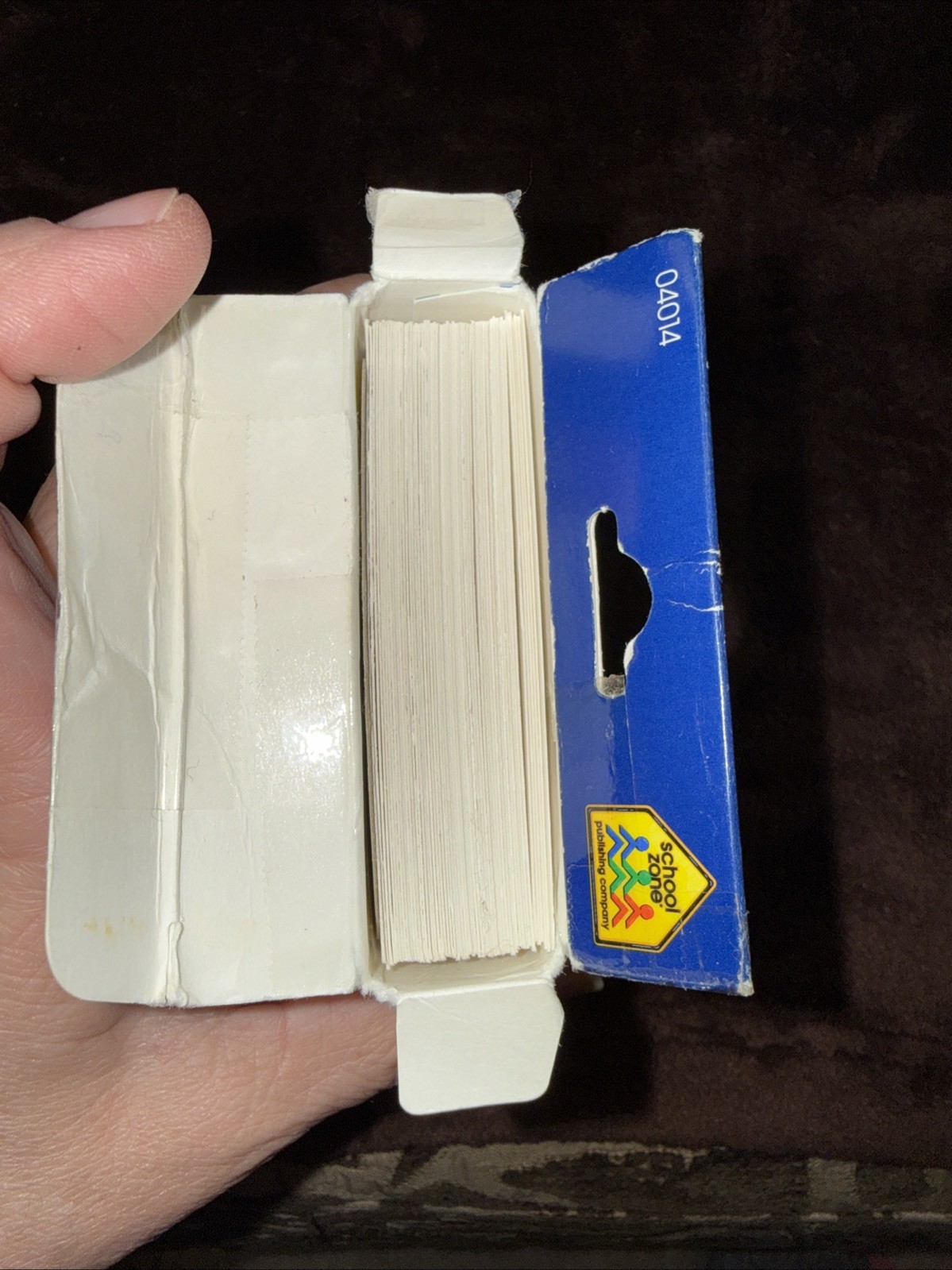 School Zone Flash Cards Phonics Made Easy Words/Pictures/Game Home School Used