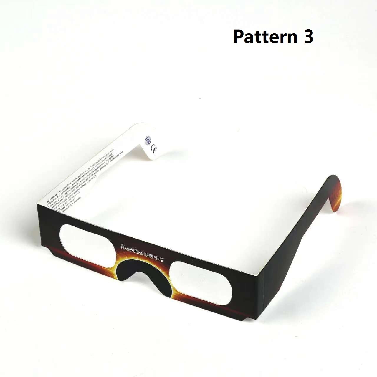 10 Packs Bookishbunny Solar Eclipse Sun Viewer Paper Glasses ISO Certified 2024