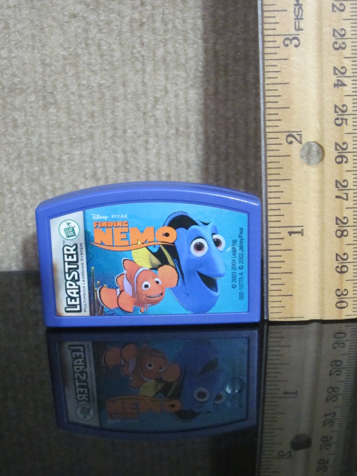 Leapster LeapFrog Finding Nemo Disney Pixar Learning Game Cartridge