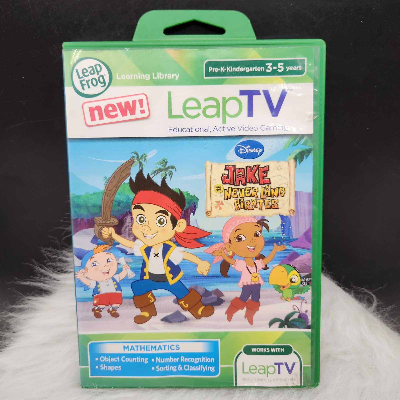 LeapFrog LeapTV Video Game Cartridge Disney Jake & The Neverland Pirates Learn