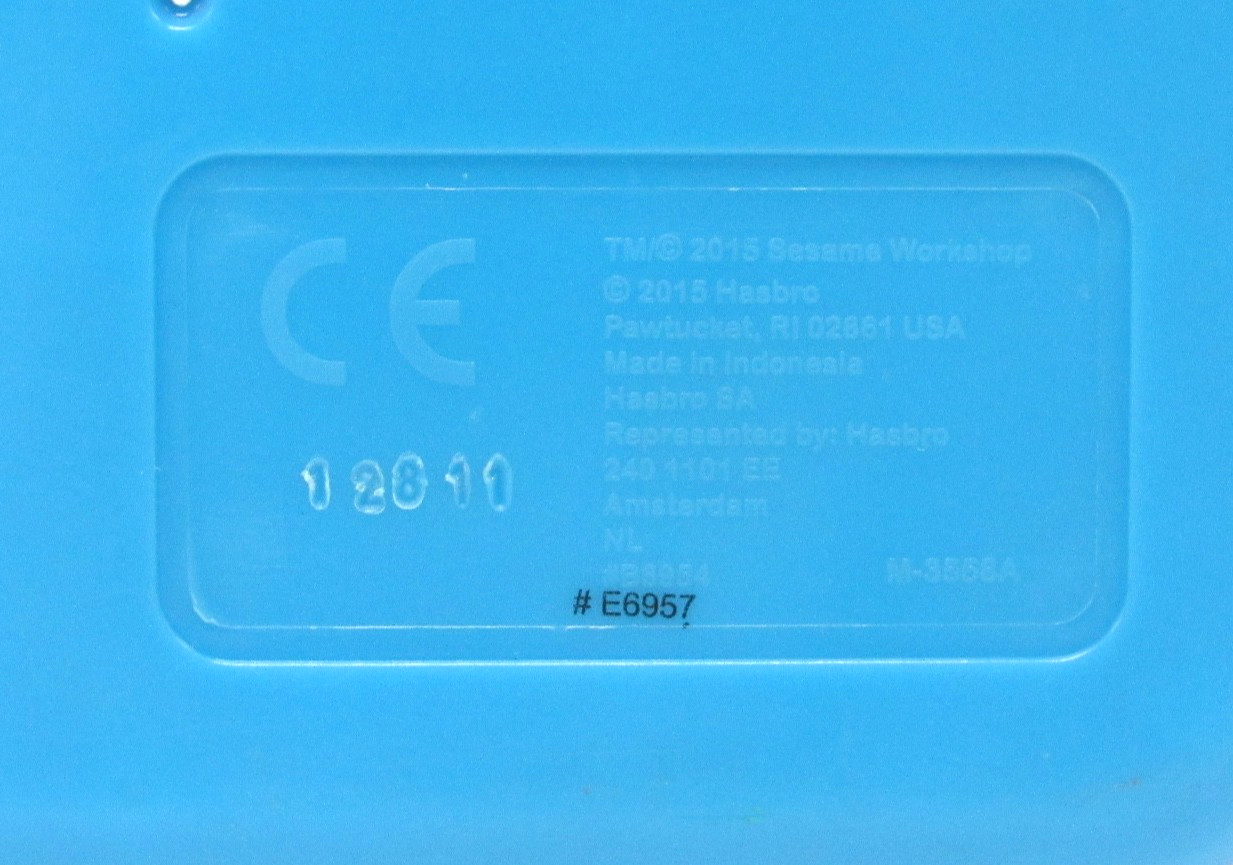 Sesame Street Cookie Monster On The Go Numbers With Take Along Case