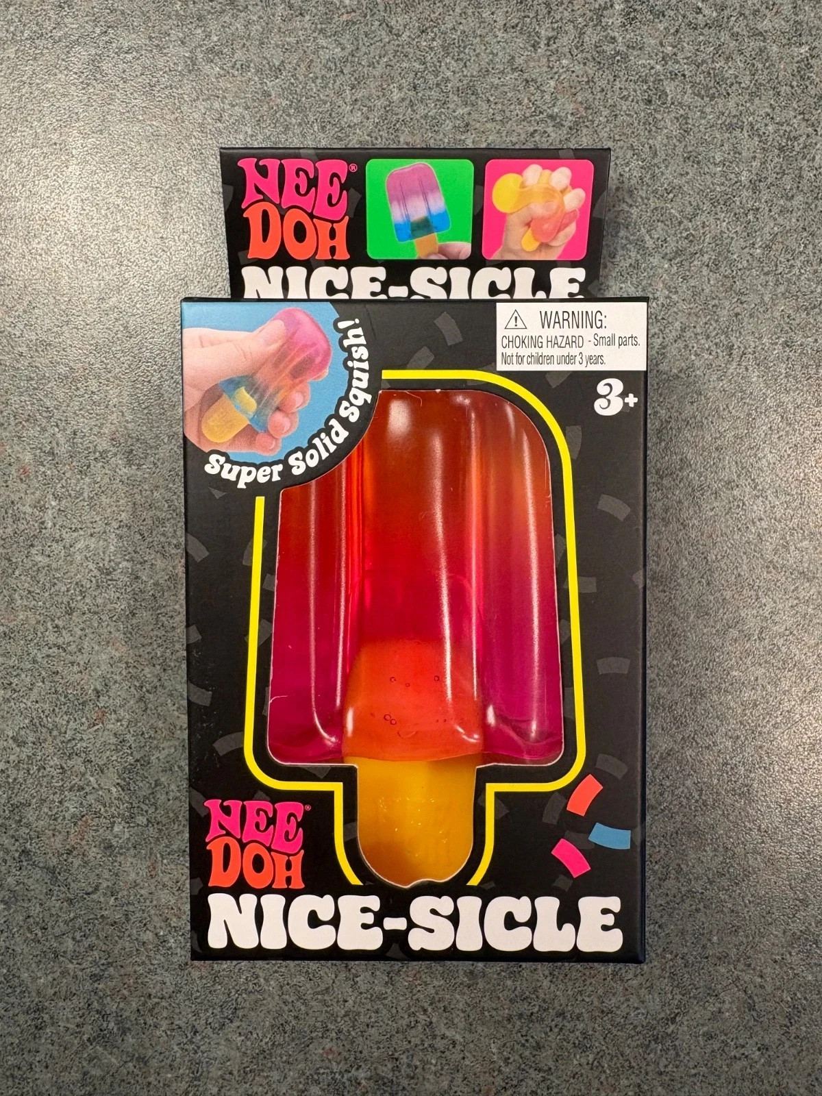 AUTHENTIC Nee Doh Nice-Sicle Popsicle Pink/Orange Brand New Unopened US SELLER