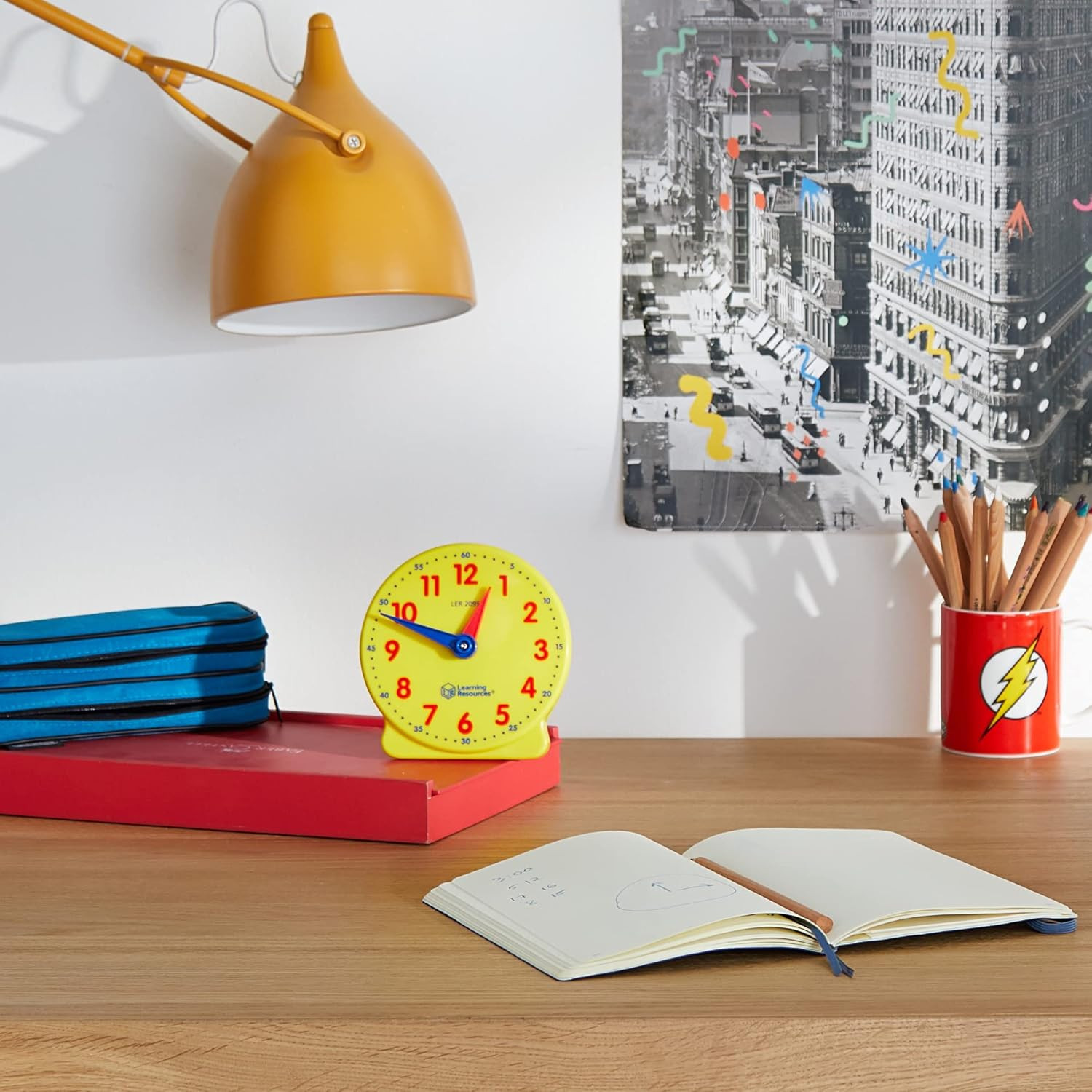 Big Time Student Clock, Teaching & Demonstration Clock, Develops Time and Early