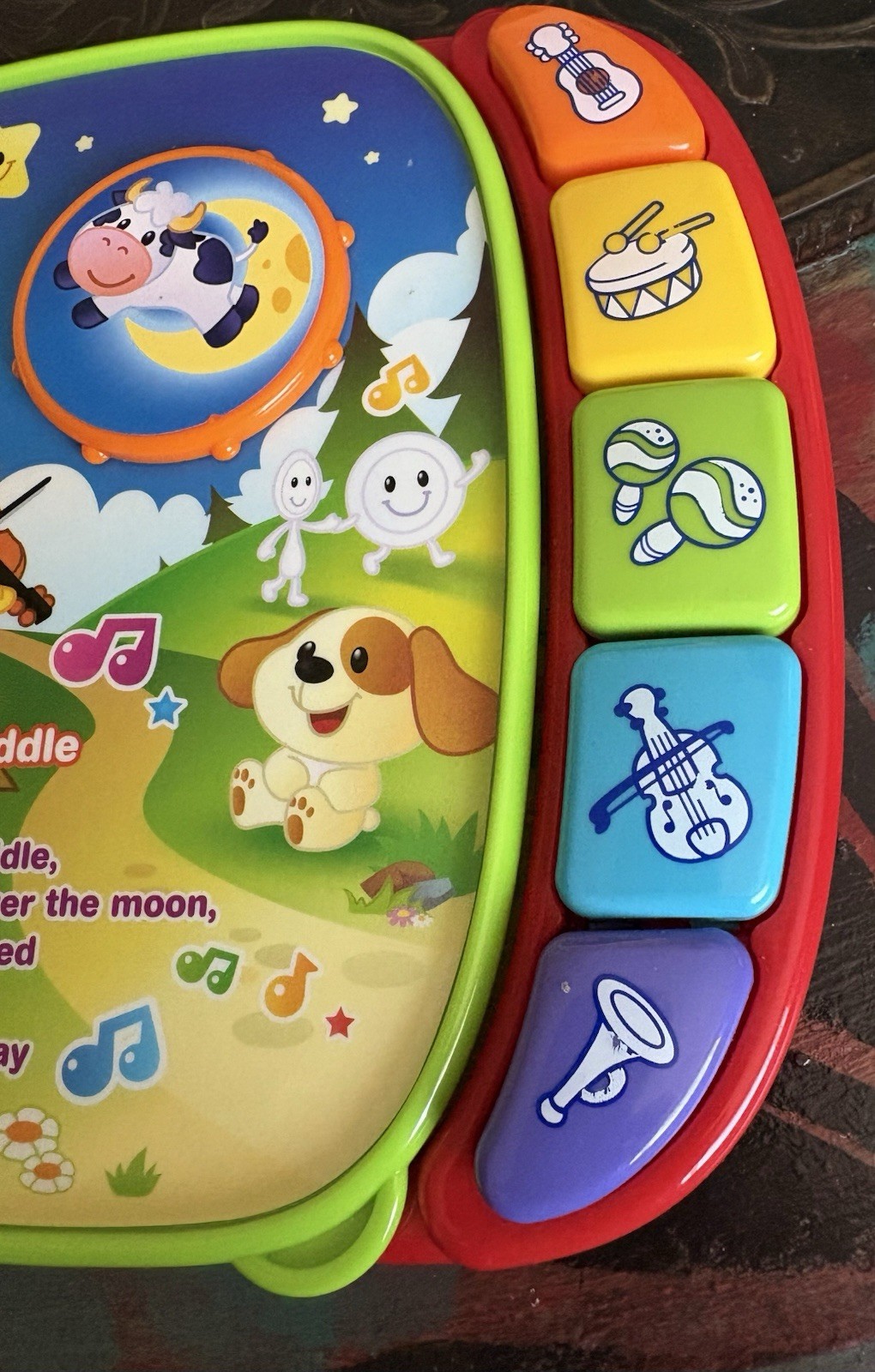 VTech Musical Rhymes Book Baby Toddler Toy Educate Learning Red 6-36 Month C