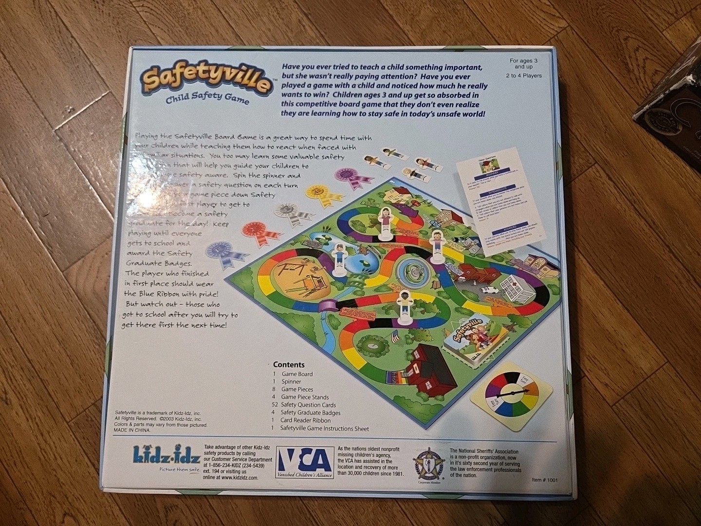 Vintage 2003 Safetyville Child Safety Education Game By Kidz-idz. Complete.