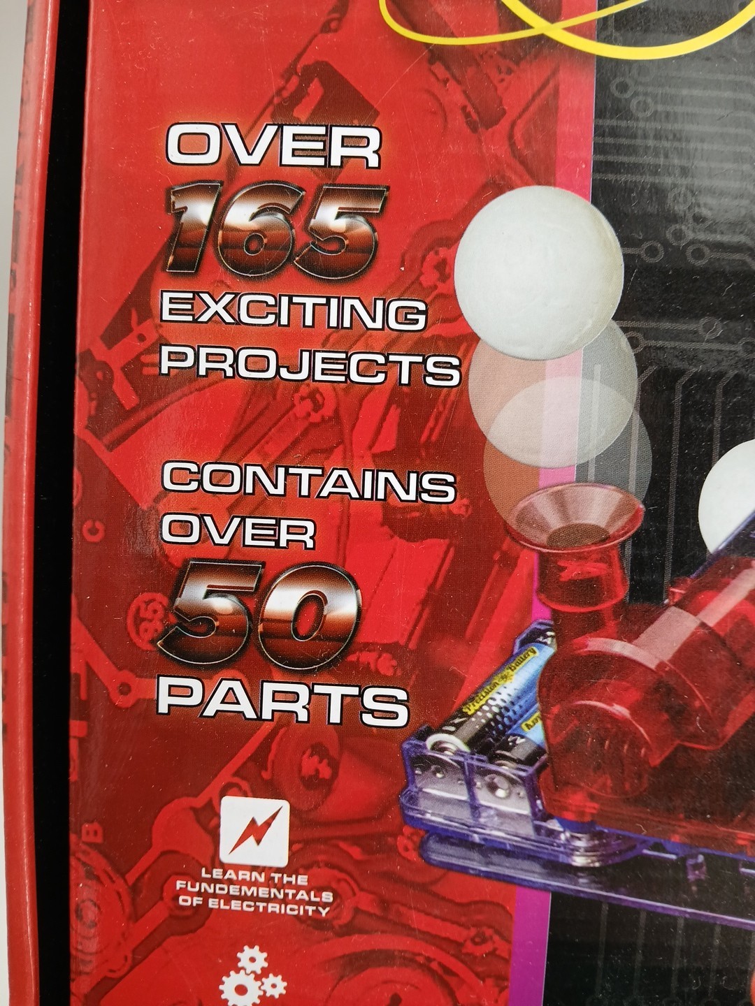 Motion Electronics Discovery Kit SCM-165 Elenco Snap Circuits Ages 8-108