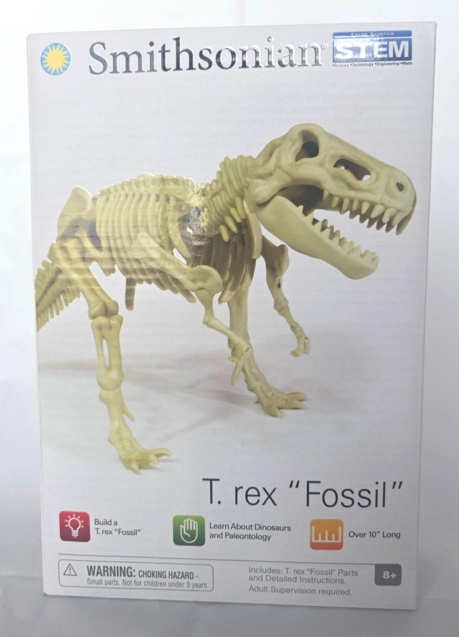 NEW! T Rex (Dinosaur) Fossil Model by Smithsonian, A STEM Toy