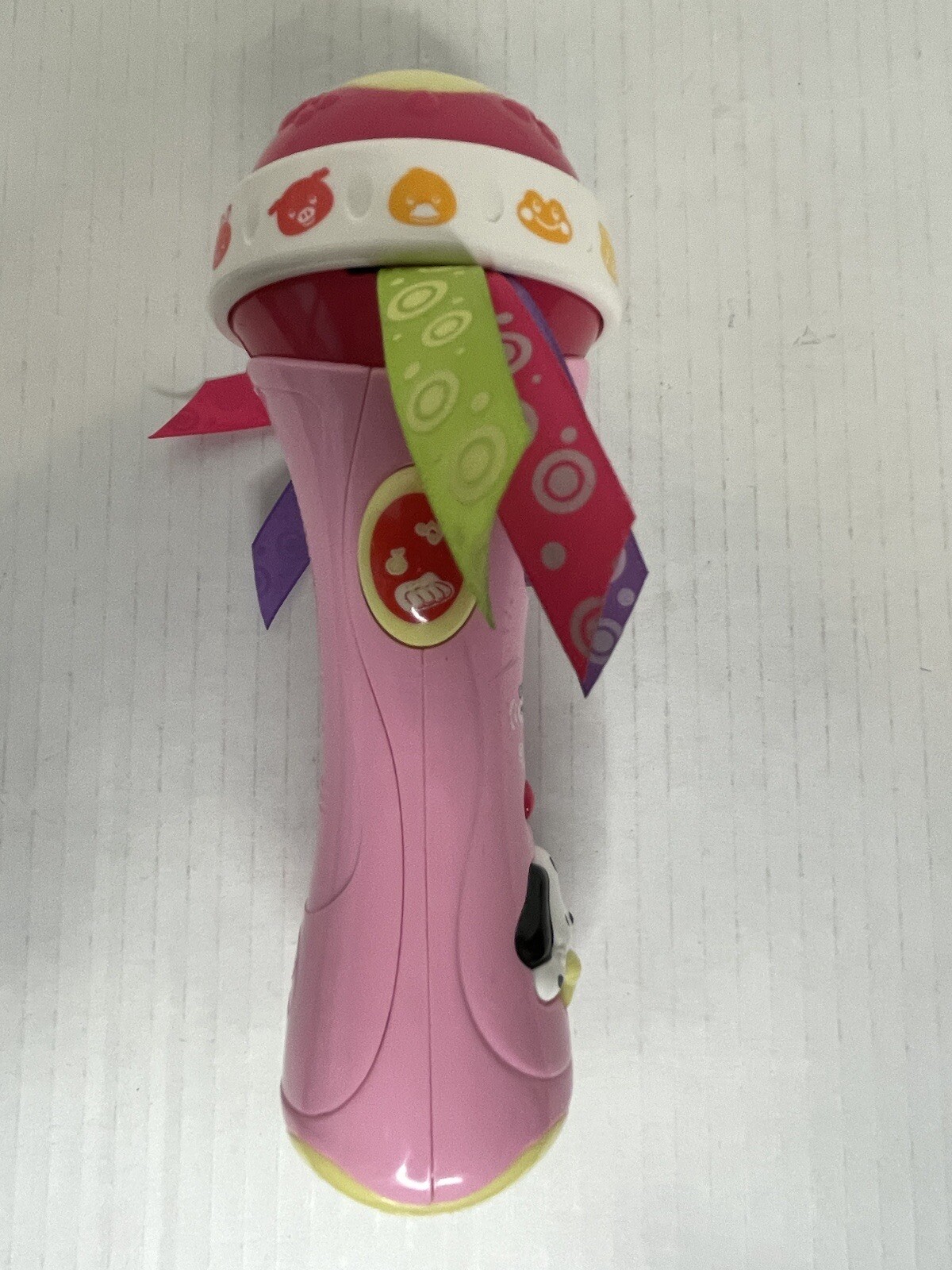 Vtech Microphone Pink Interactive Sing Along Songs Animal Sounds Lights Up Works