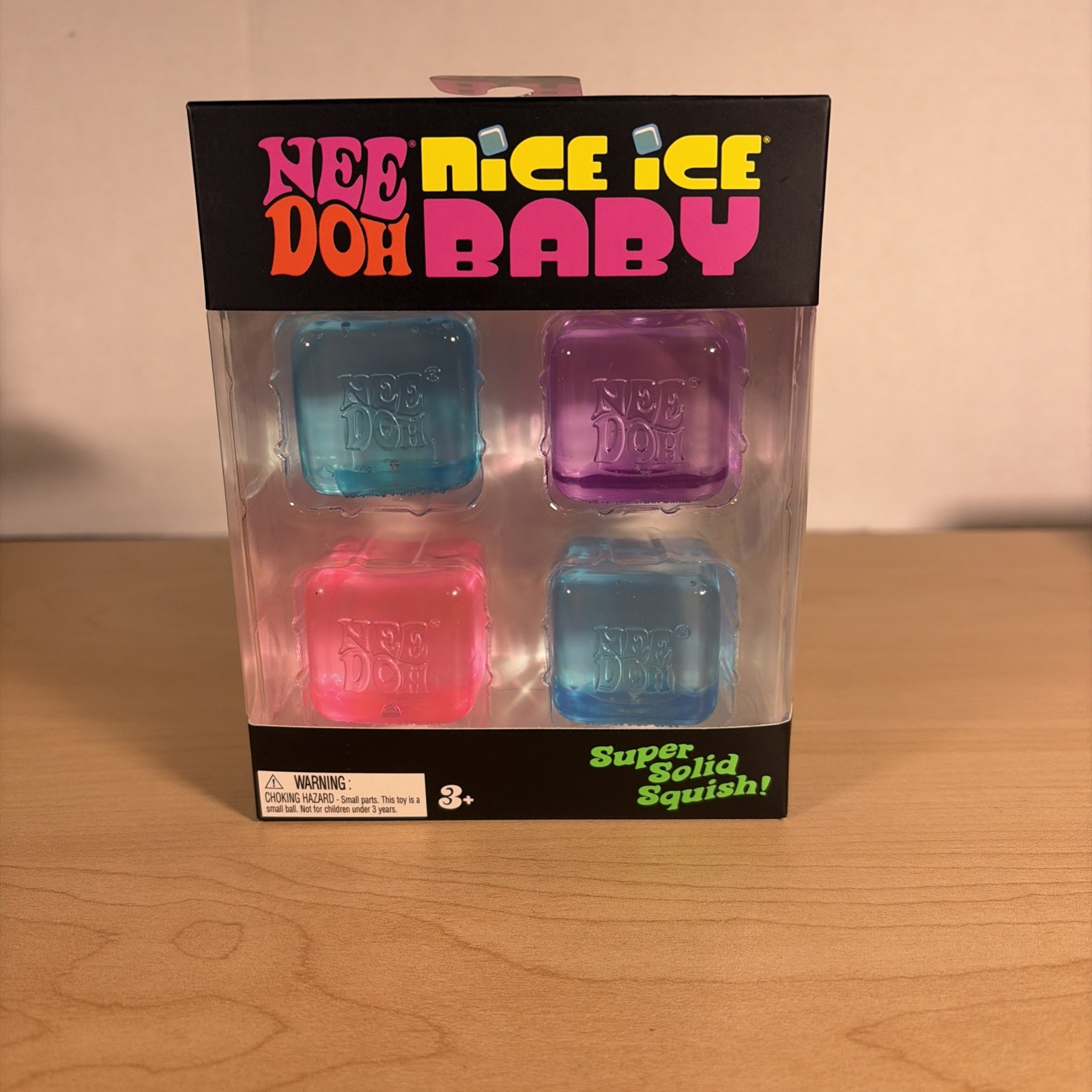 Nee Doh Nice Ice Baby 4 pack Mini Nice Cubes – Brand New