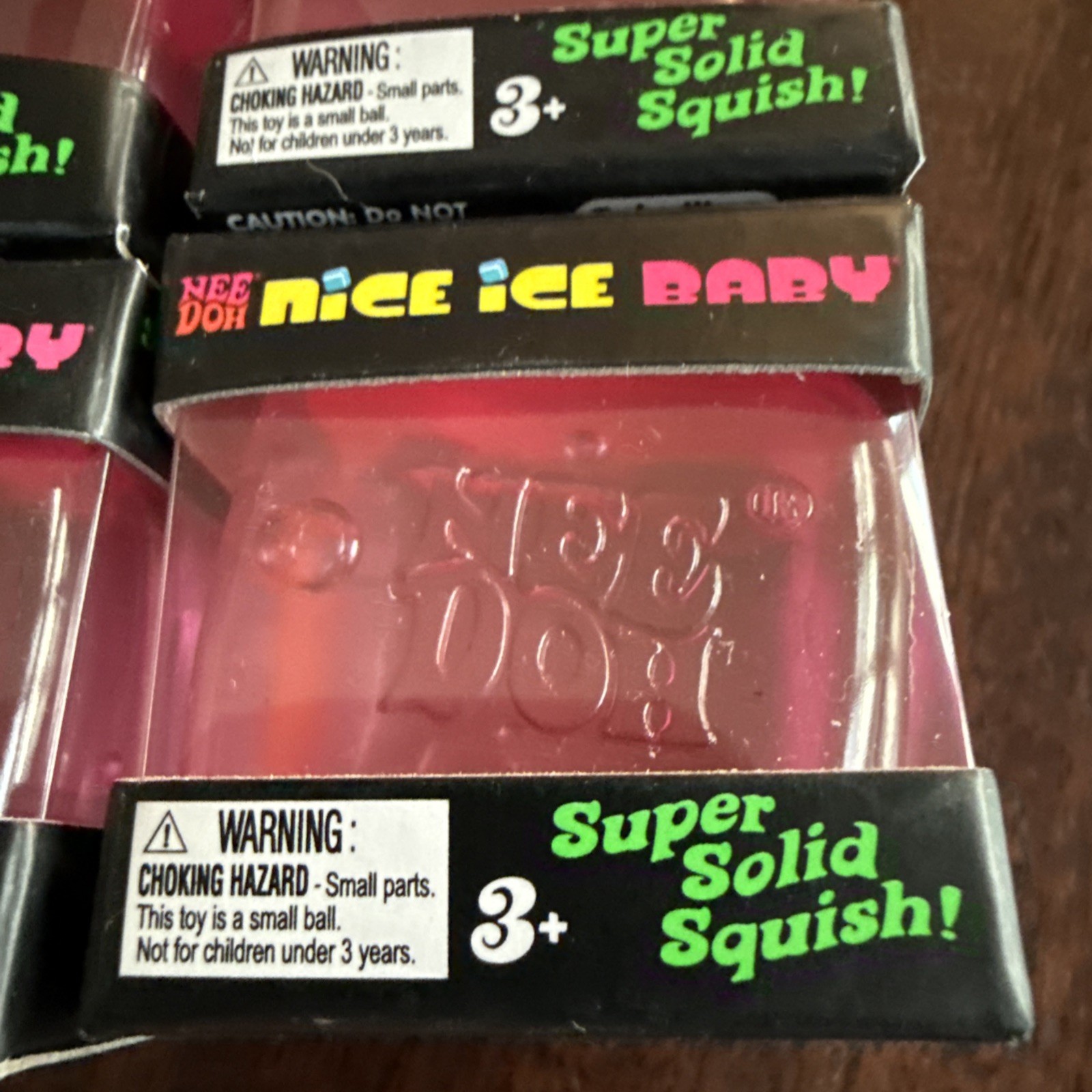 NeeDoh Nice Ice Baby Small Pink Cube – Schylling – Viral TikTok – New in Box